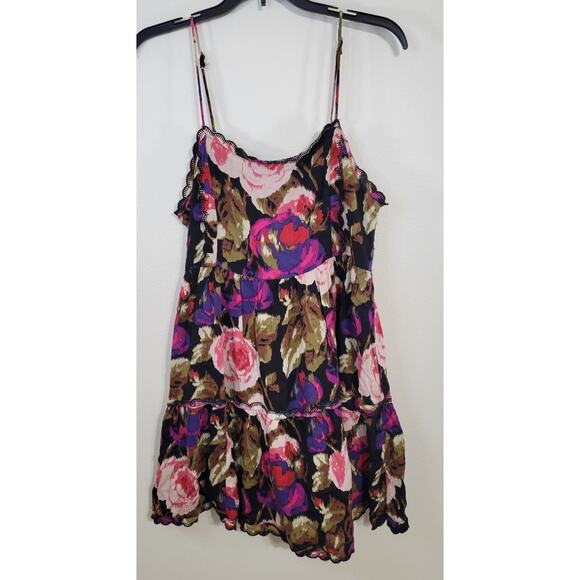 Urban Outfitters Womens Medium Dress Floral Babydoll Whimsical Sexy Cottagecore - Picture 3 of 8